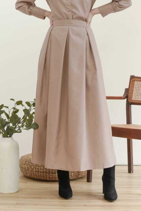 Deena Skirt Coklat Muda