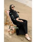 Gamis Miranti Bordir Hitam - Image 10