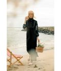 Gamis Miranti Bordir Hitam - Image 8