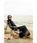 Gamis Miranti Bordir Hitam