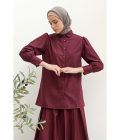 Blus Velya Dark Marun Big Size - Image 7