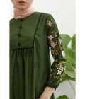 Gamis Miranti Bordir Hijau Big Size - Image 6