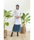 Tunik Alisha White Big Size - Image 8