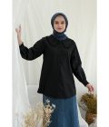 Blus Lura Hitam Big Size - Image 2