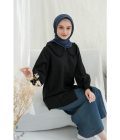 Blus Lura Hitam Big Size