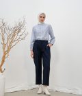 Blus Teana Yura Navy Blue - Image 6