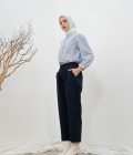 Blus Teana Yura Navy Blue - Image 9