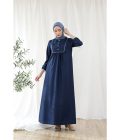 Gamis Miranti Hava Navy Big Size - Image 3