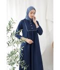 Gamis Miranti Hava Navy Big Size - Image 2