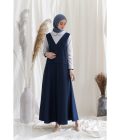 Gamis Asha Stripe Navy
