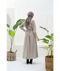 Blus Velya Beige Grey Big Size - Image 3