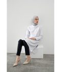 Tunik Alisha White Big Size - Image 3