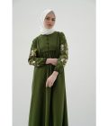 Gamis Miranti Bordir Hijau Big Size - Image 2