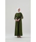 Gamis Miranti Bordir Hijau Big Size - Image 4