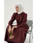 Blus Velya Dark Marun Big Size - Image 5