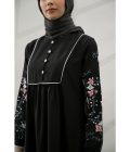 Gamis Miranti Bordir Hitam - Image 3