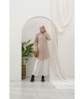 Tunik Lyla Beige Big Size - Image 2