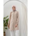 Tunik Lyla Beige Big Size - Image 6