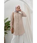 Tunik Lyla Beige Big Size - Image 5