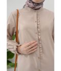 Tunik Lyla Beige Big Size - Image 4