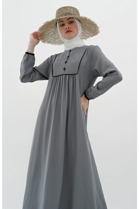 Gamis Miranti Myla Grey Big Size