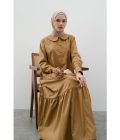 Gamis Neva Coklat Khaki