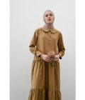 Gamis Neva Coklat Khaki - Image 2