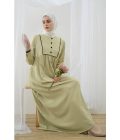 Gamis Miranti Myla Green Lime