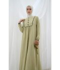Gamis Miranti Myla Green Lime - Image 2