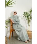 Blus Lyla Sage Green Big Size - Image 5