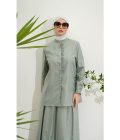 Blus Lyla Sage Green Big Size - Image 2
