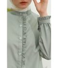 Blus Lyla Sage Green Big Size - Image 3