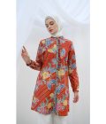 Tunik Lyla Leida Merah Bata - Image 7