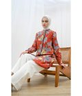 Tunik Lyla Leida Merah Bata
