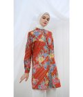 Tunik Lyla Leida Merah Bata - Image 5