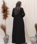 Gamis Miranti Myla Hitam - Image 4