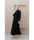 Gamis Zenia Alya Black - Image 4