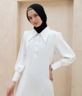 Gamis Zenia Feera White Big Size - Image 8