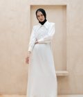 Gamis Zenia Feera White Big Size - Image 4