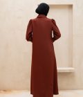 Gamis Zenia Myla Dark Coral Big Size - Image 6