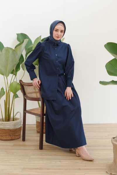 Blus Velya Navy Blue - M