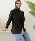 Blus Velya Hitam Big Size - Image 9