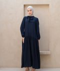 Gamis Luma Myla Navy Big Size - Image 8