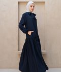 Gamis Luma Myla Navy Big Size - Image 6