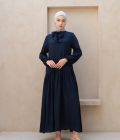 Gamis Luma Myla Navy Big Size