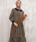 Gamis Neva Rya Hitam Big Size