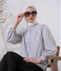 Blus Teana Yura Black Big Size