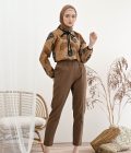 Blus Dayna Ruffle Nawa Cream Big Size - Image 4