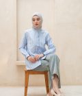 Blus Lyla Della Light Blue Big Size - Image 4