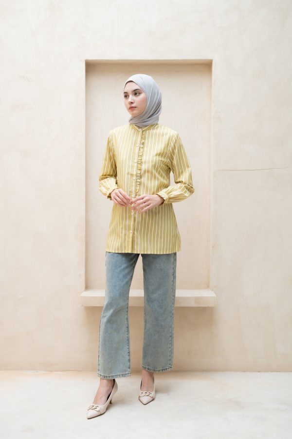 Blus Lyla Della Mustard Big Size - Image 4